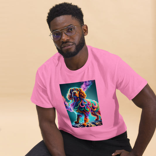 Colorful Crochet Cocker classic tee