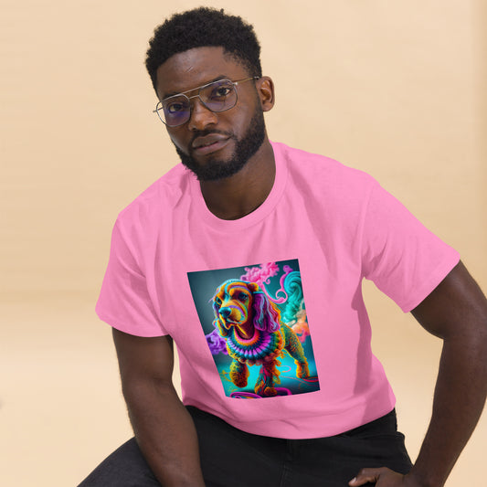 Colorful Crochet Cocker classic tee