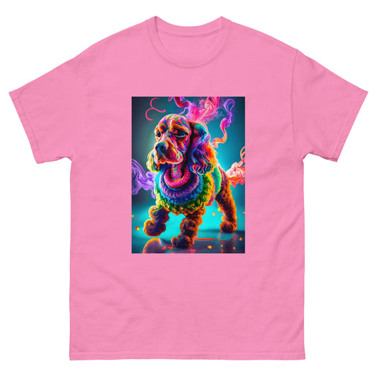 Colorful Crochet Cocker classic tee