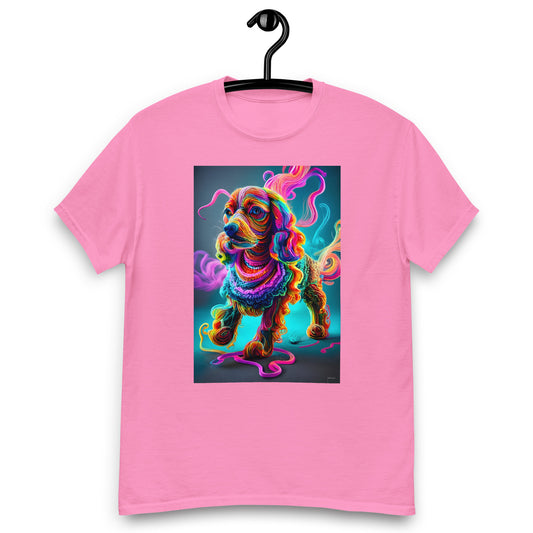Colorful Crochet Cocker classic tee