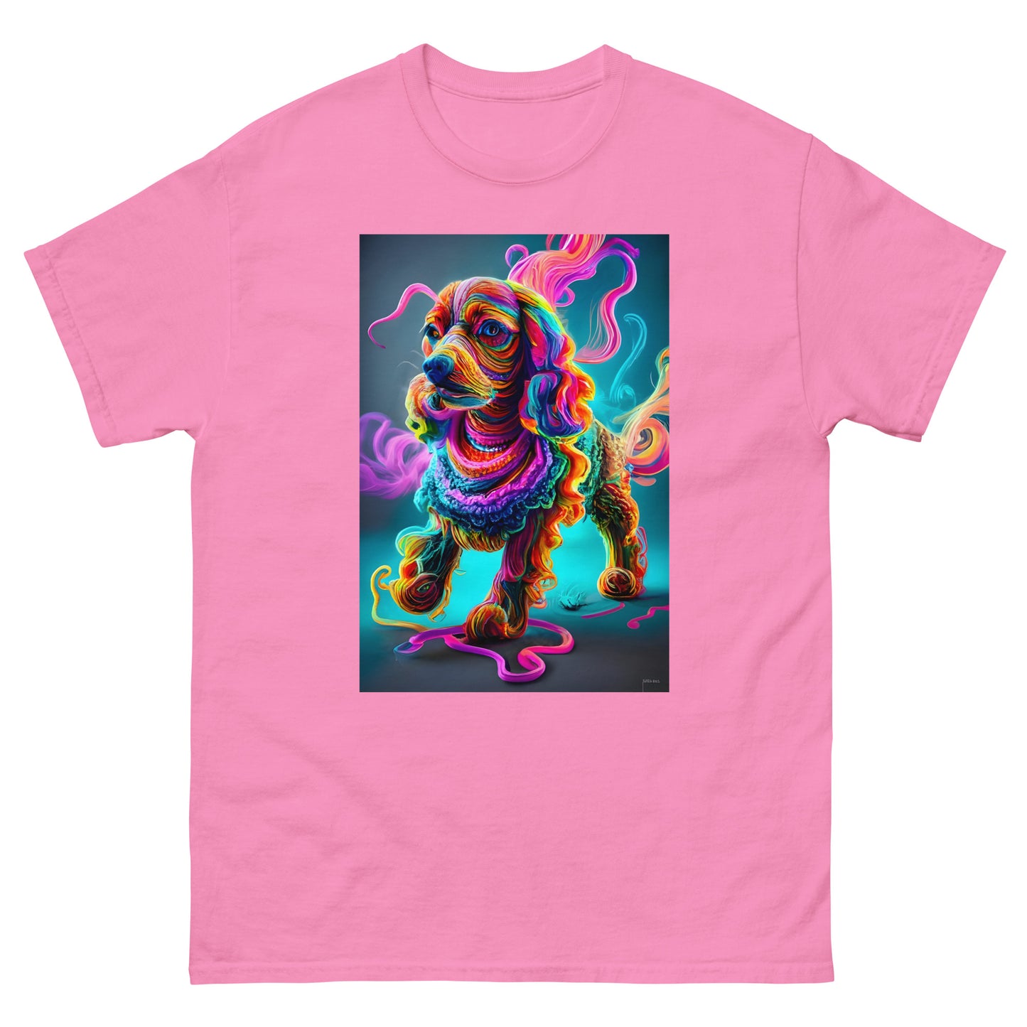 Colorful Crochet Cocker classic tee