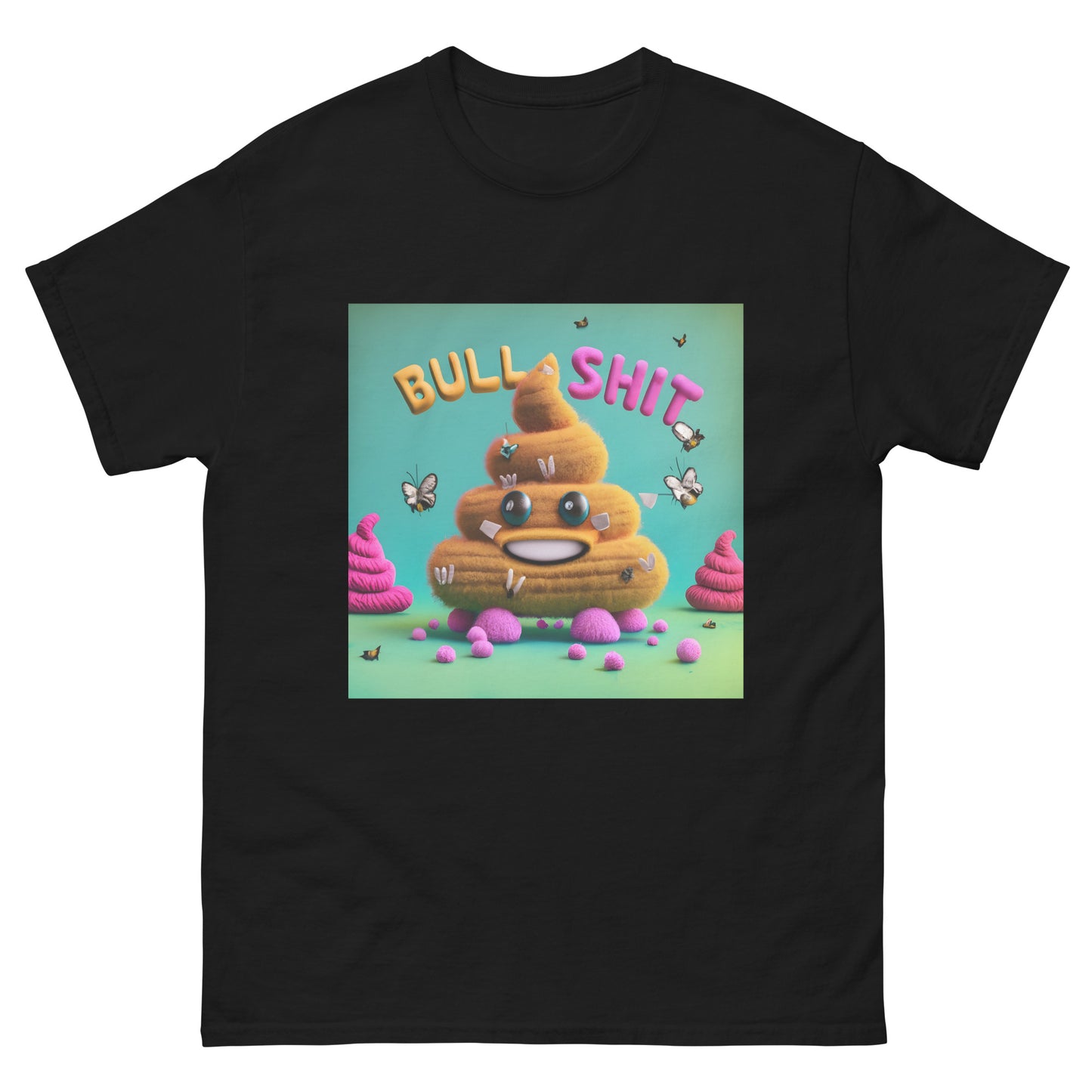 Bull Shit Emoji Cartoon classic tee