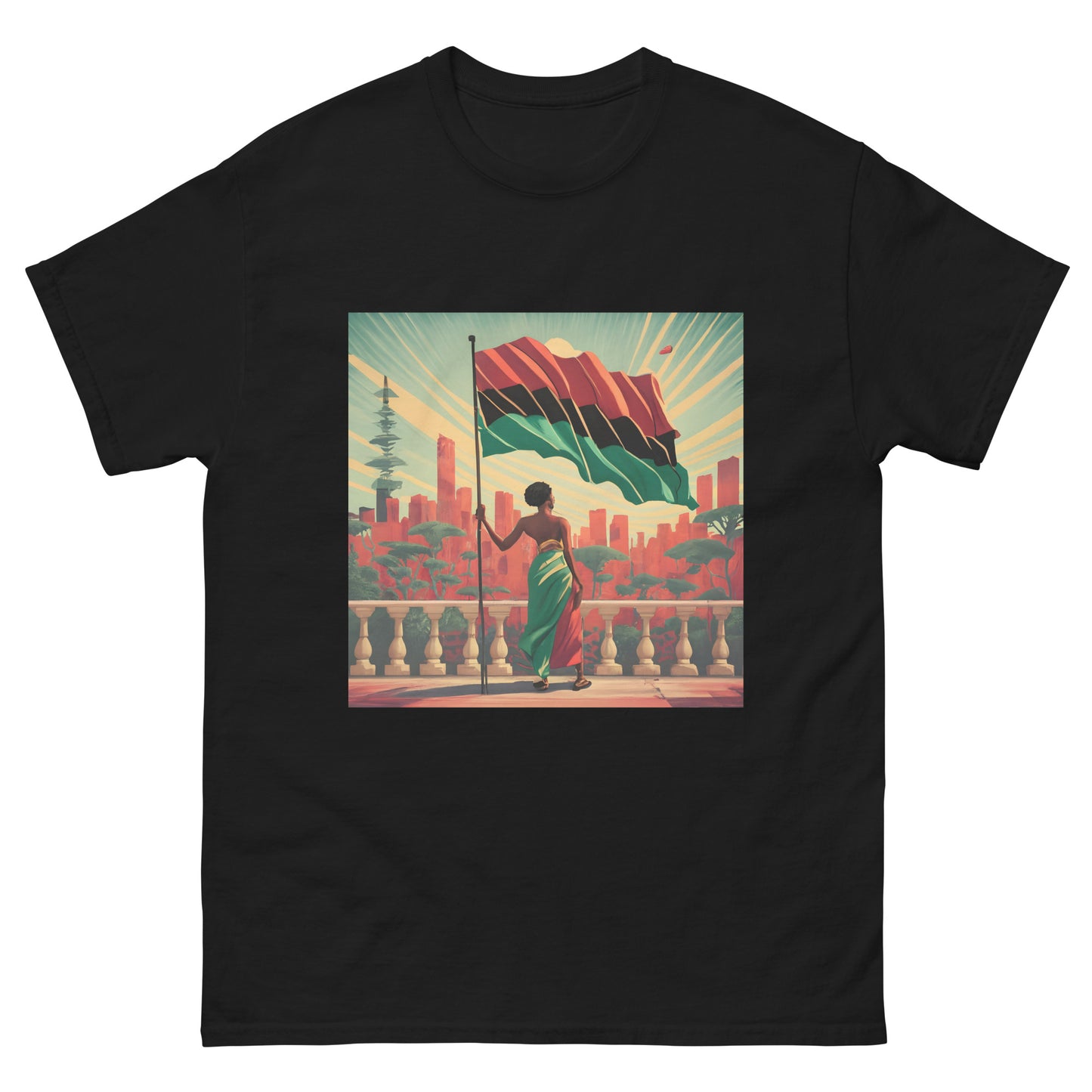 Pan African Flag In Hand classic tee
