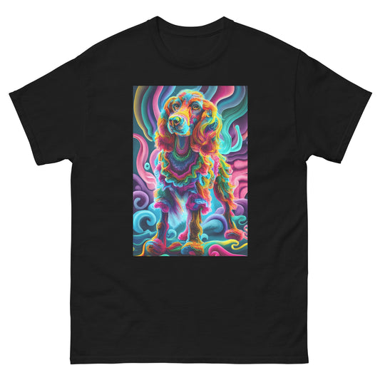 Colorful Crochet Cocker classic tee