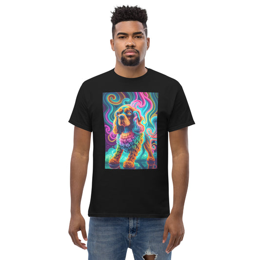 Colorful Crochet Cocker classic tee
