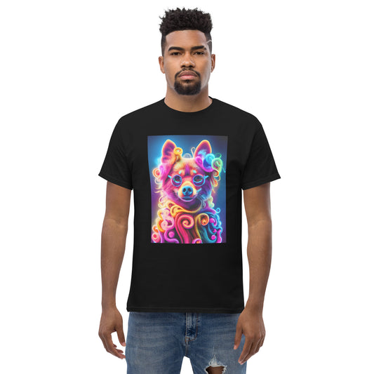 Colorful Crochet Pomeranian classic tee