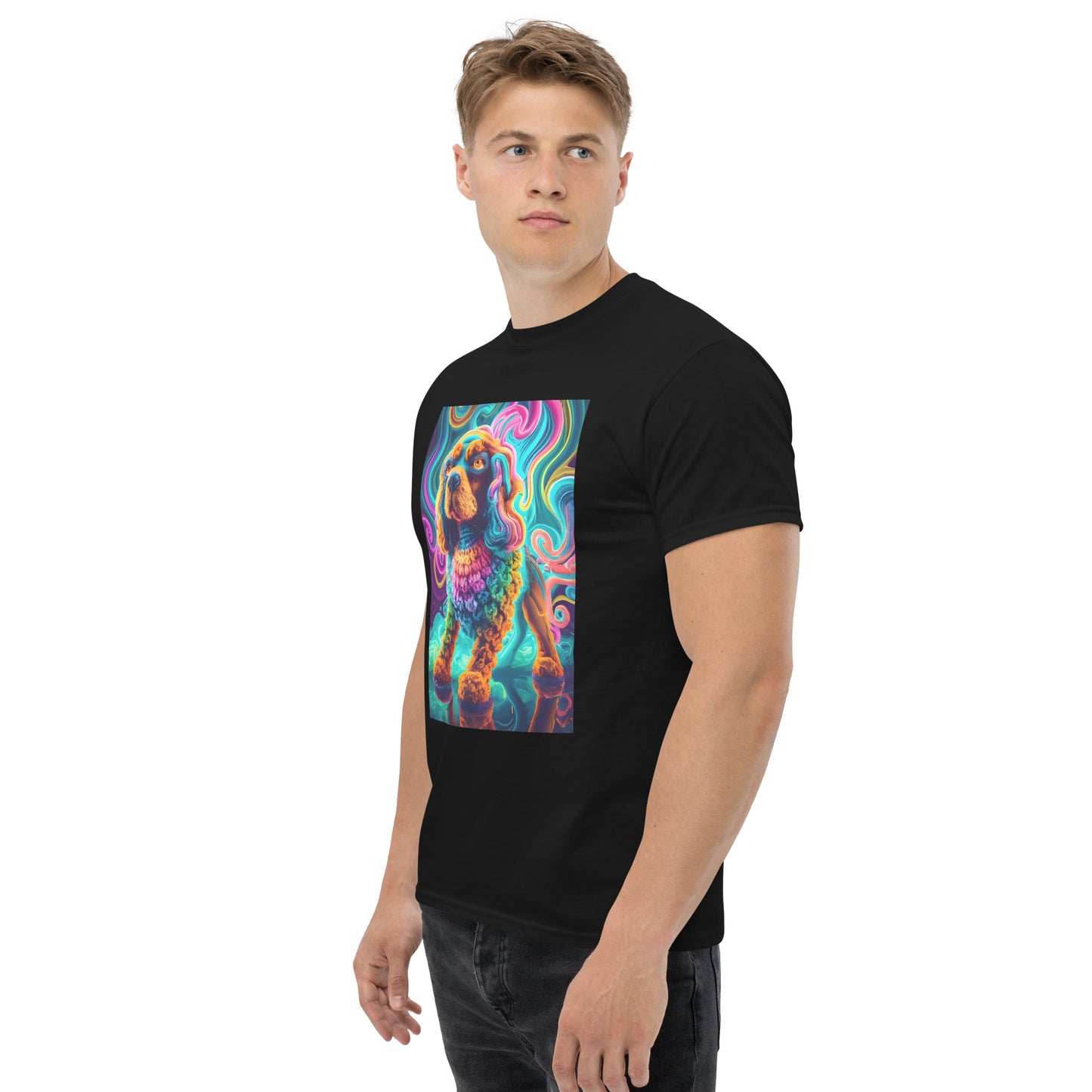 Colorful Crochet Cocker classic tee