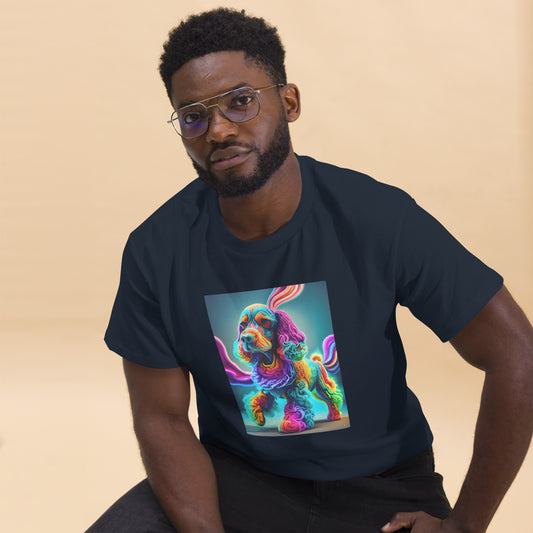Colorful Crochet Cocker classic tee