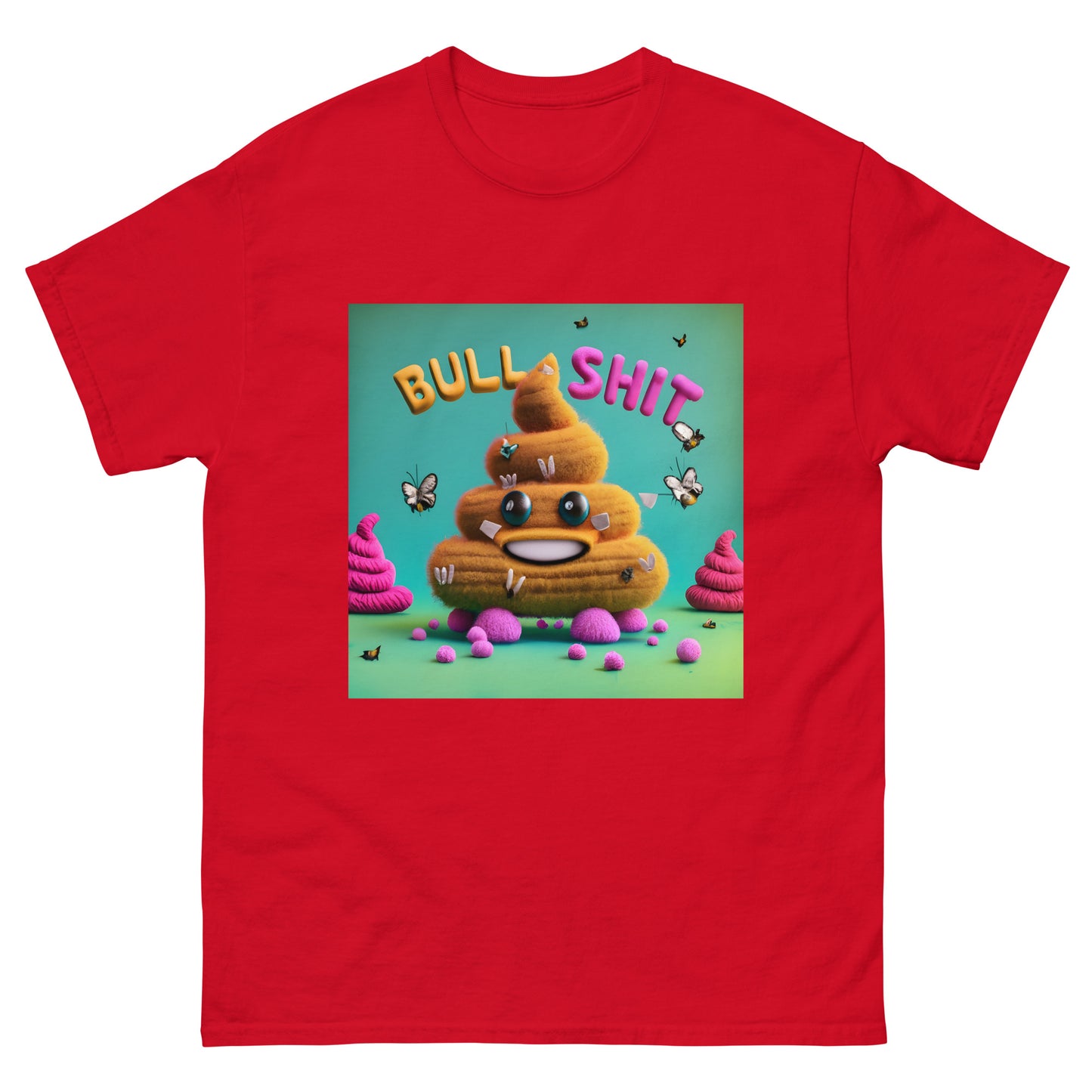 Bull Shit Emoji Cartoon classic tee