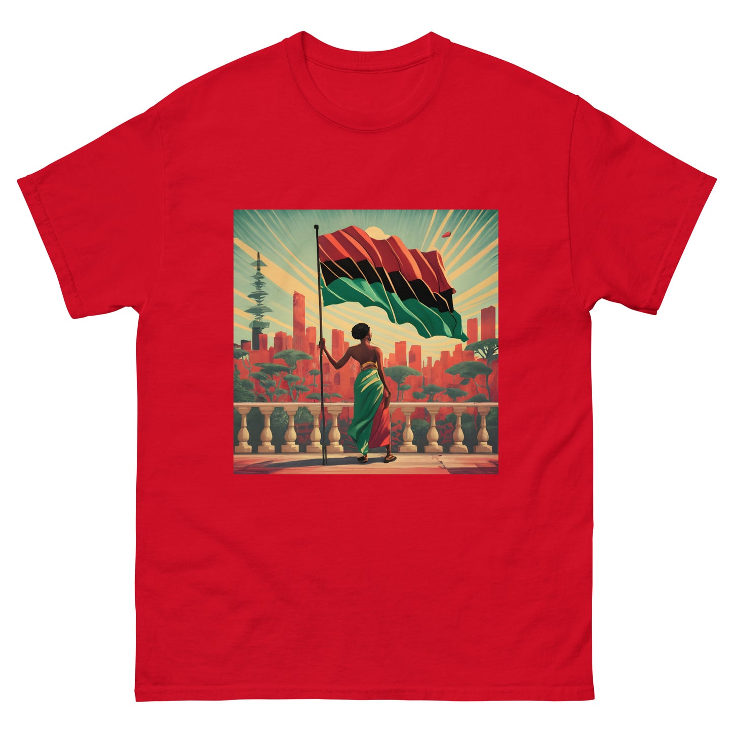 Pan African Flag In Hand classic tee