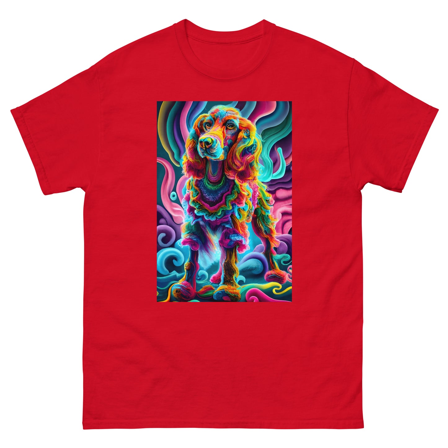 Colorful Crochet Cocker classic tee