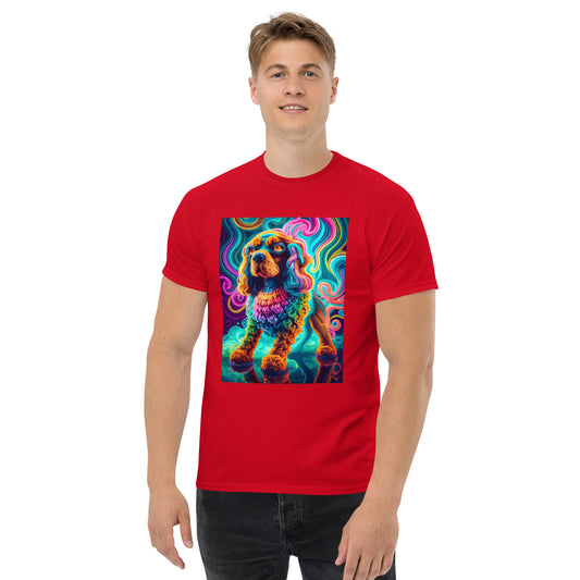 Colorful Crochet Cocker classic tee