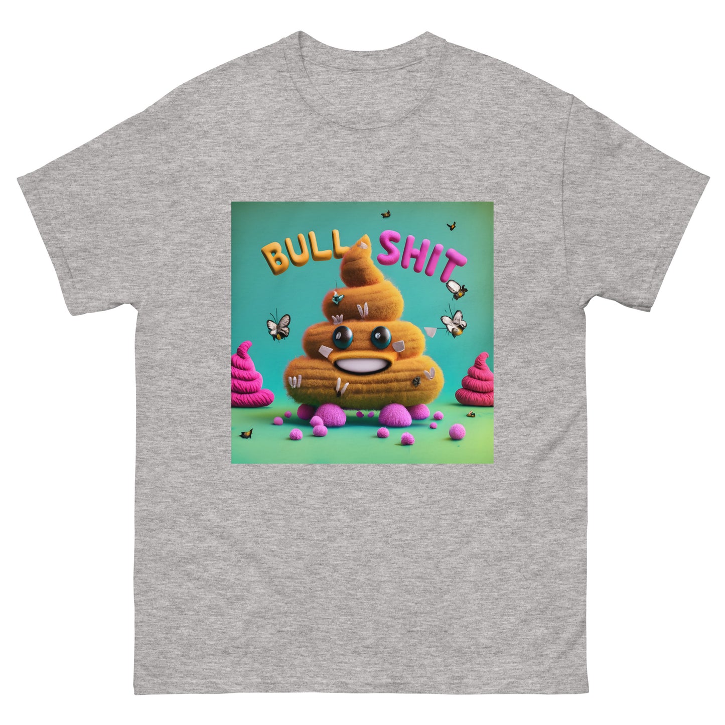 Bull Shit Emoji Cartoon classic tee