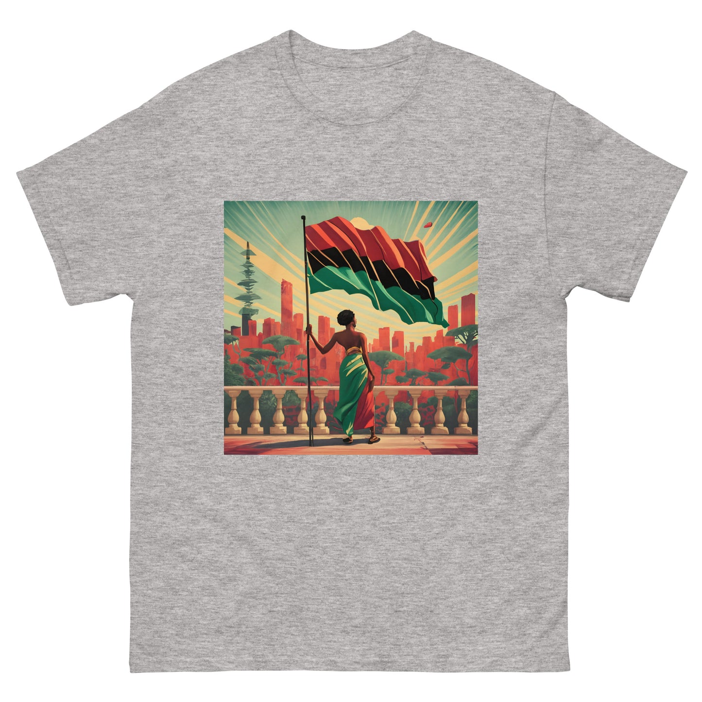 Pan African Flag In Hand classic tee