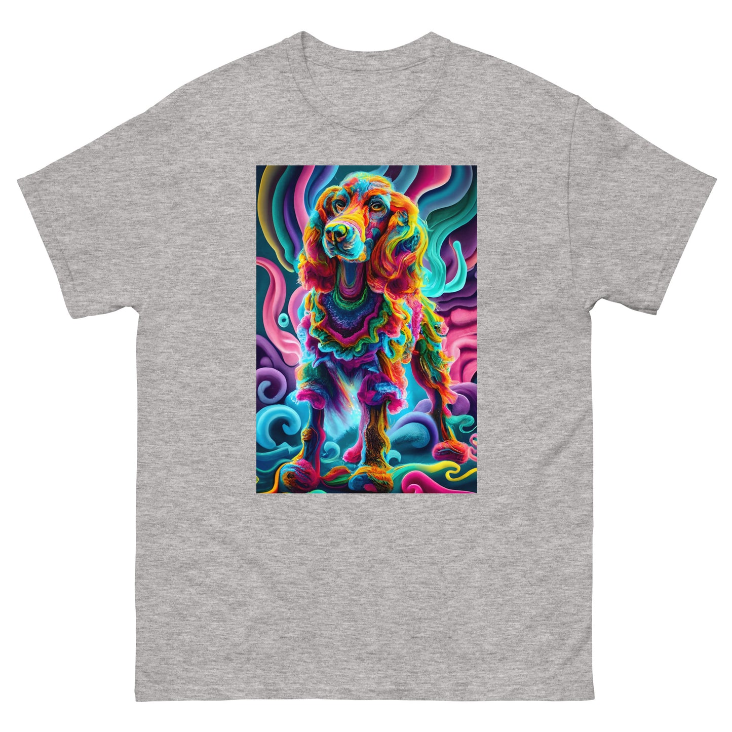 Colorful Crochet Cocker classic tee