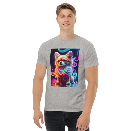 Colorful Crochet Pomeranian classic tee