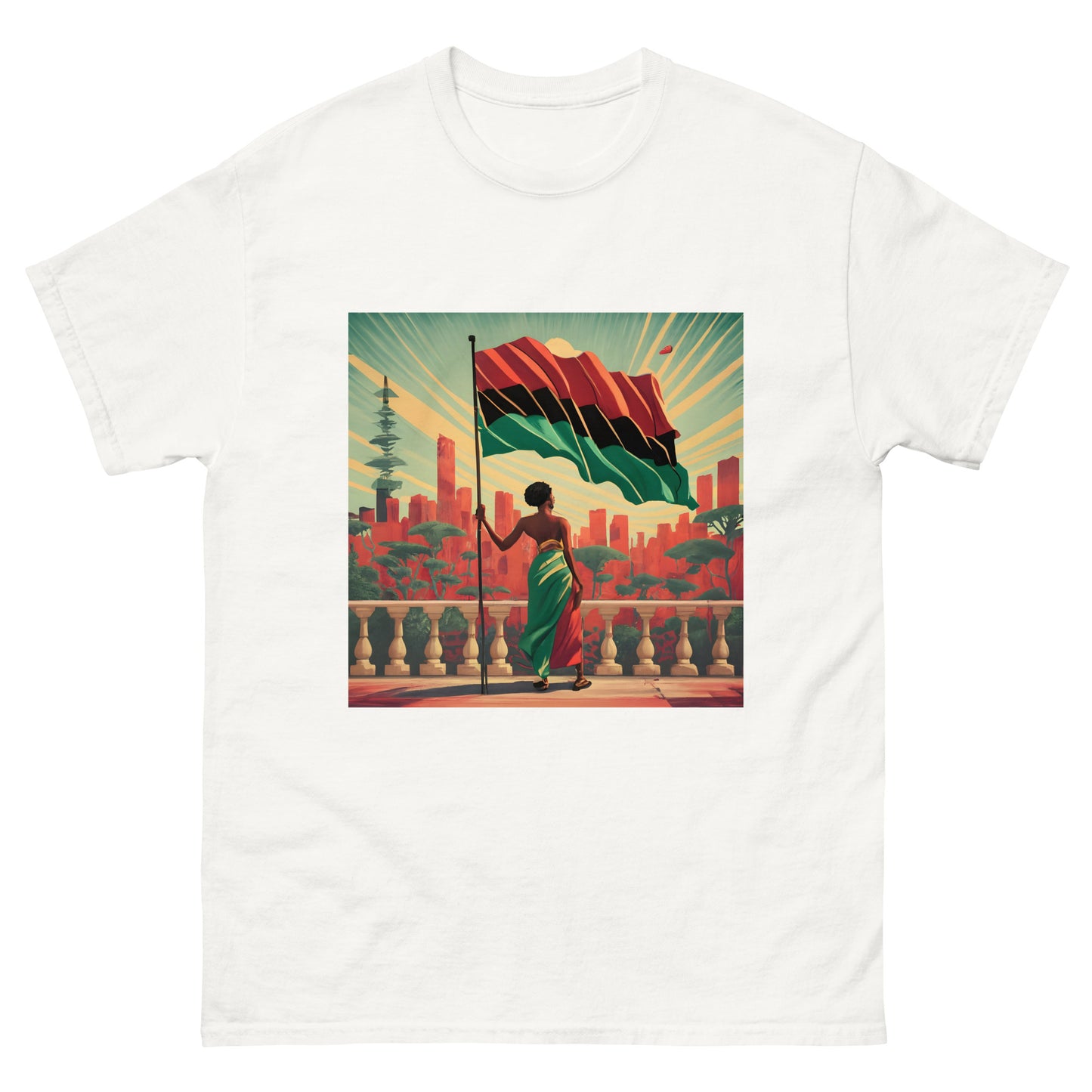 Pan African Flag In Hand classic tee