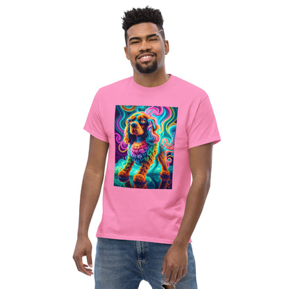 Colorful Crochet Cocker classic tee