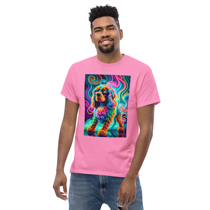 Colorful Crochet Cocker classic tee