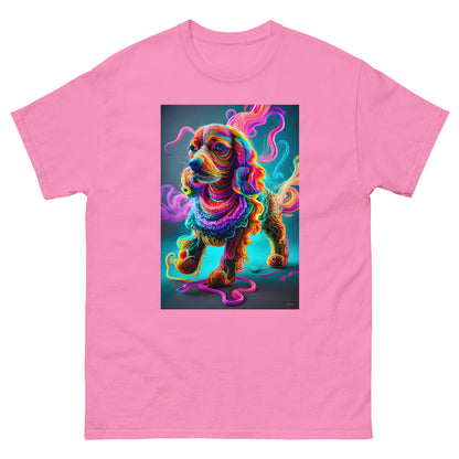 Colorful Crochet Cocker classic tee