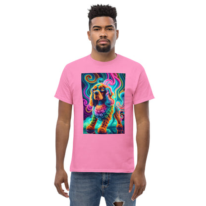 Colorful Crochet Cocker classic tee