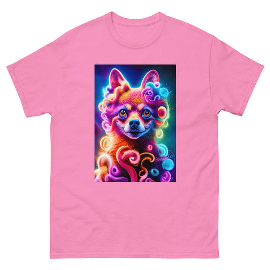 Colorful Crochet Pomeranian classic tee