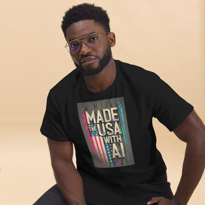 made in the usa with ai classic tee