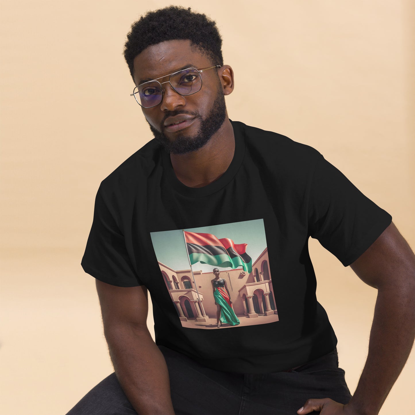 Pan African Flag & Beauty classic tee