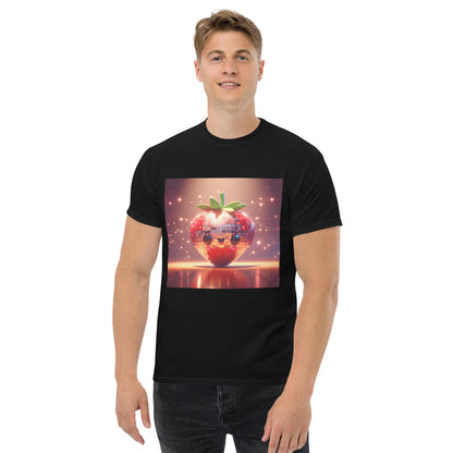 3d Strawberry Disco Ball classic tee