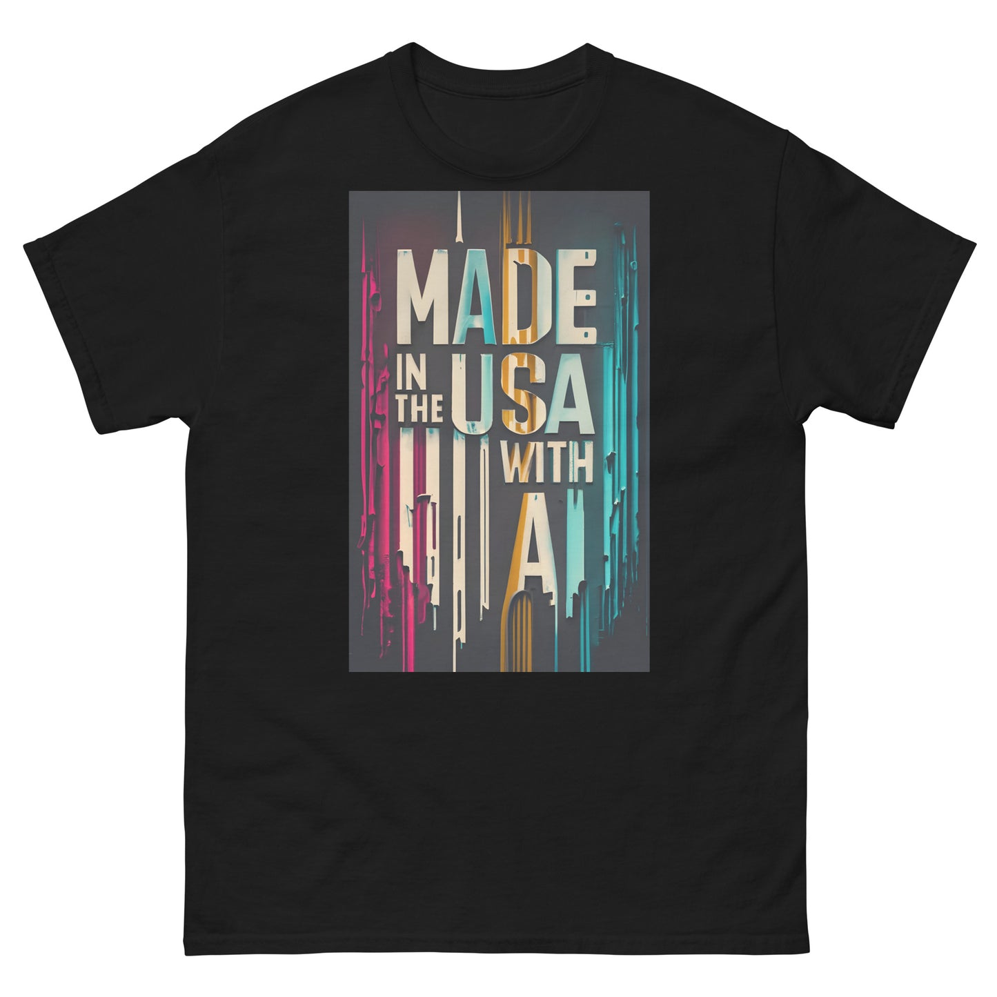 Made In The USA With AI classic tee