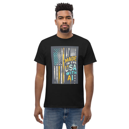 made in the usa with ai classic tee
