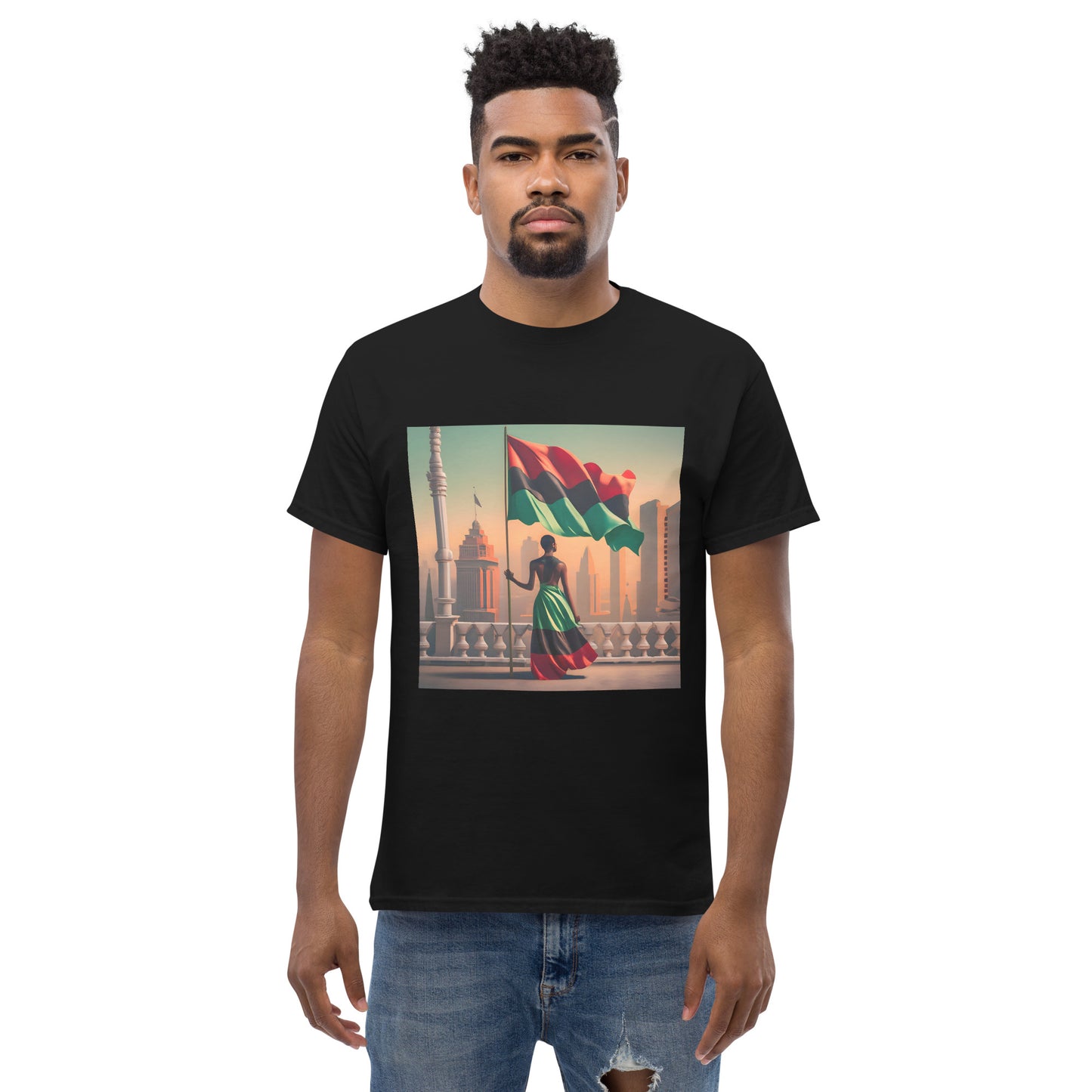 Pan Africa Flag & Beauty classic tee