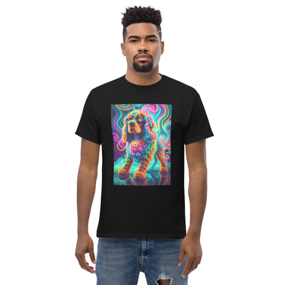 Colorful Crochet Cocker classic tee