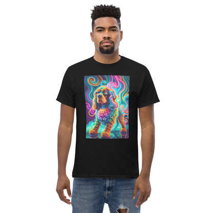 Colorful Crochet Cocker classic tee