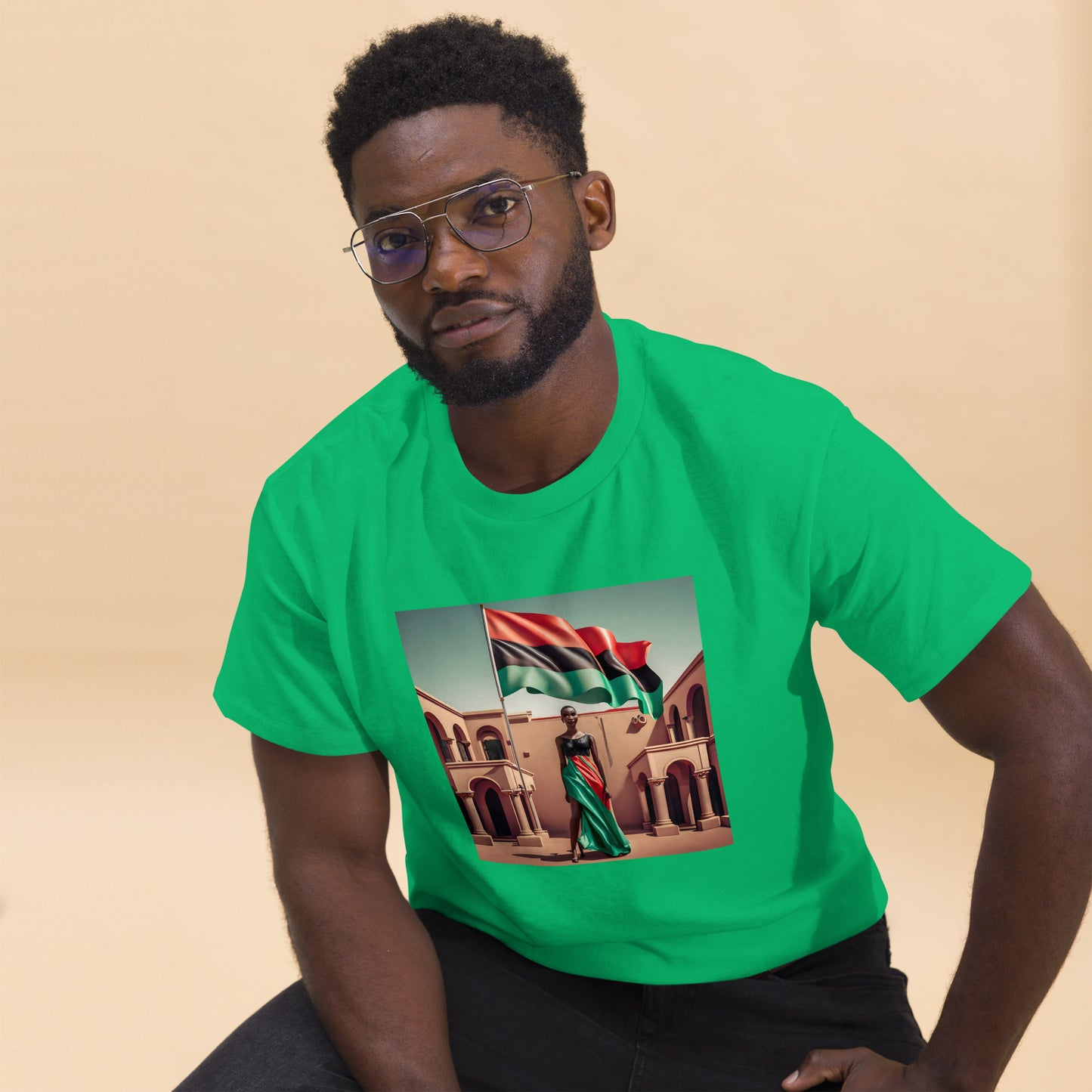 Pan African Flag & Beauty classic tee