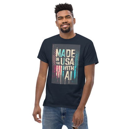 made in the usa with ai classic tee