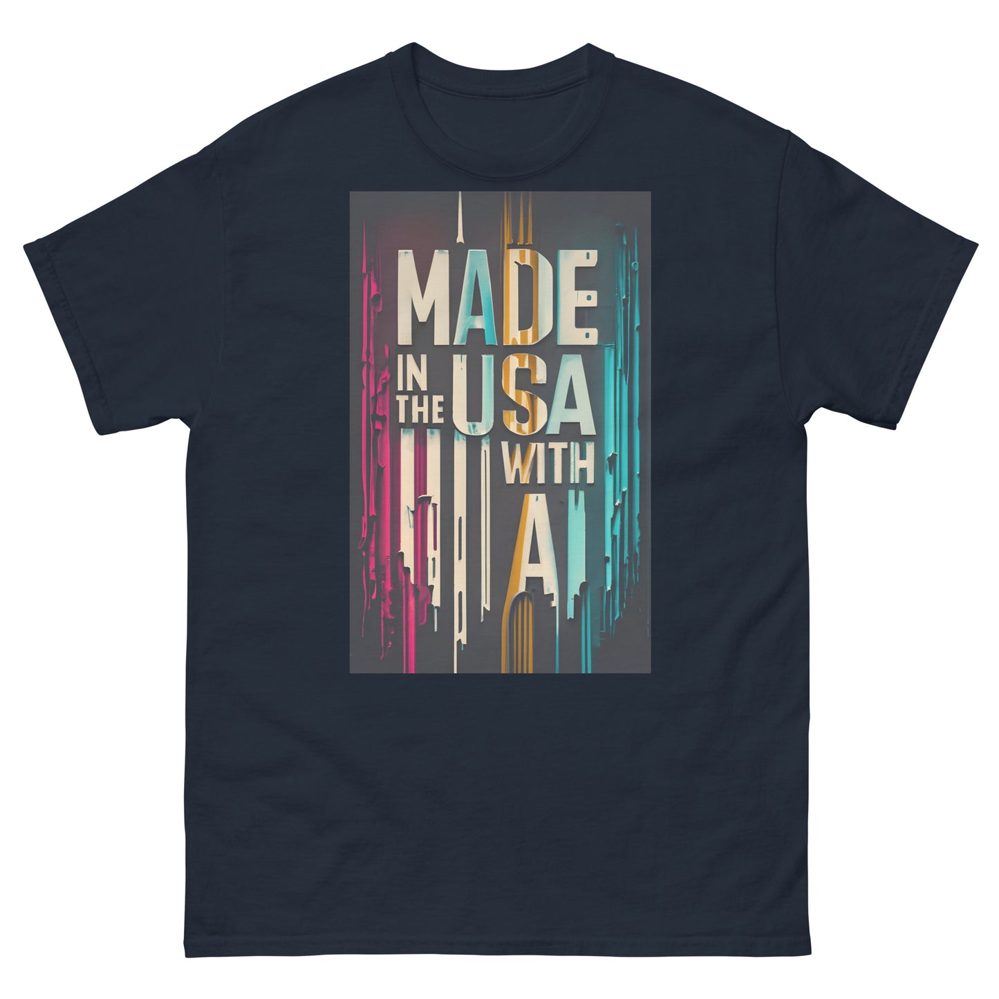 Made In The USA With AI classic tee