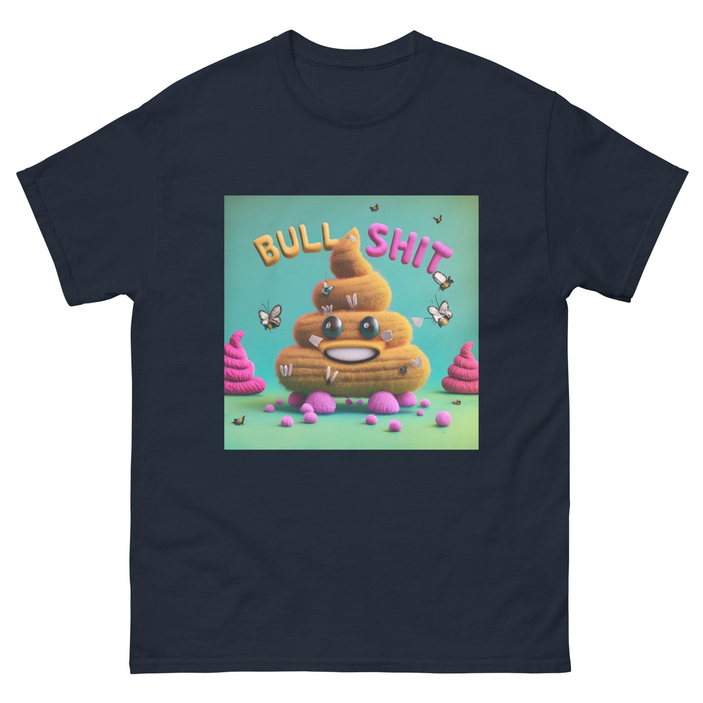 Bull Shit Emoji Cartoon classic tee