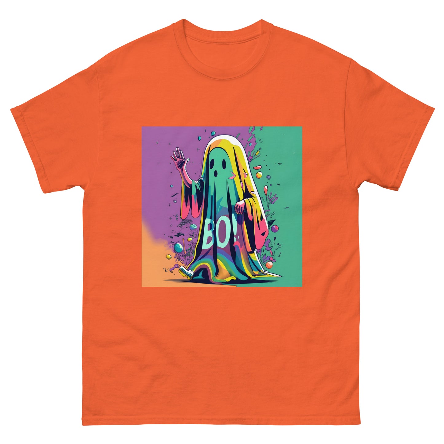 friendly scary ghost classic tee