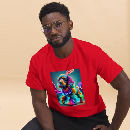 Colorful Crochet Cocker classic tee