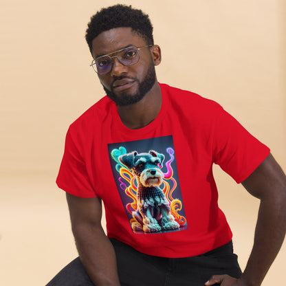 Colorful Crochet Schnauzer classic tee