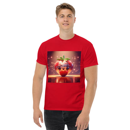 3d Strawberry Disco Ball classic tee