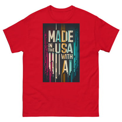 Made In The USA With AI classic tee