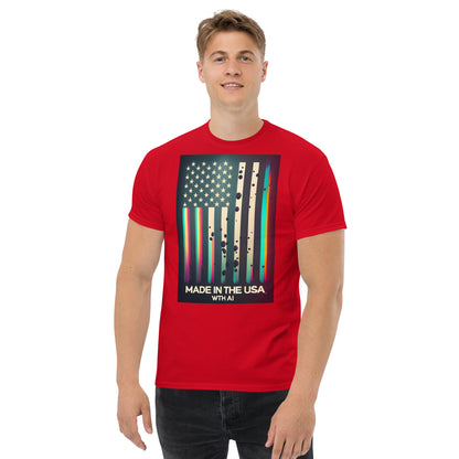 made in the usa with ai classic tee