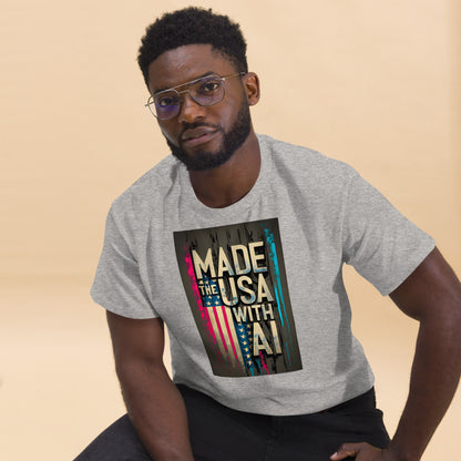 made in the usa with ai classic tee