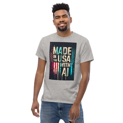 made in the usa with ai classic tee