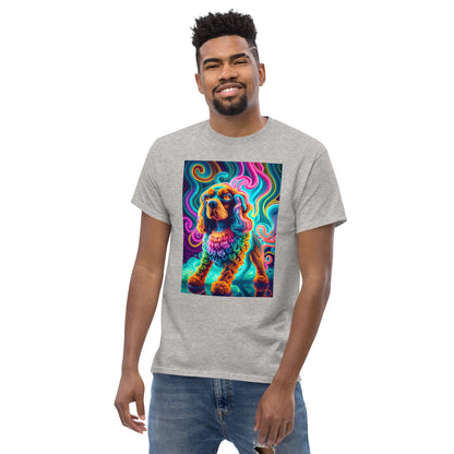 Colorful Crochet Cocker classic tee