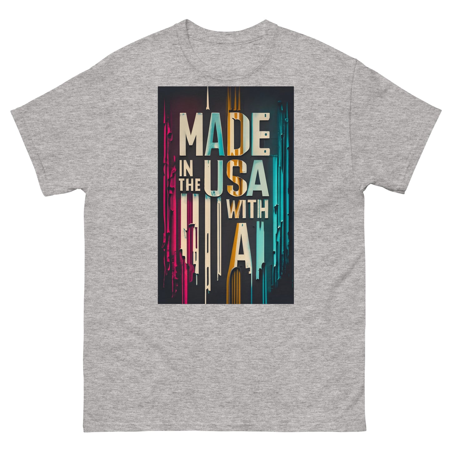 Made In The USA With AI classic tee