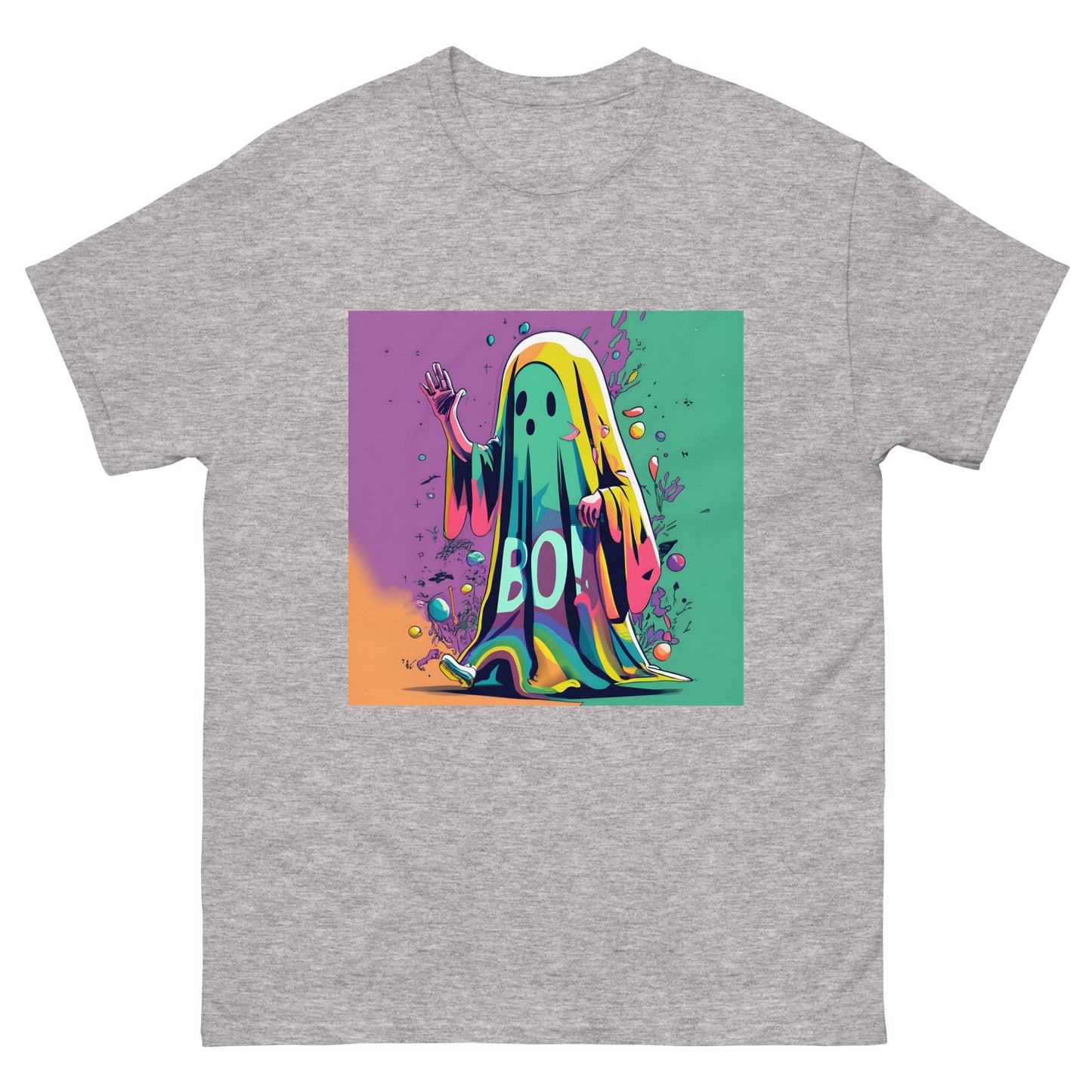 friendly scary ghost classic tee