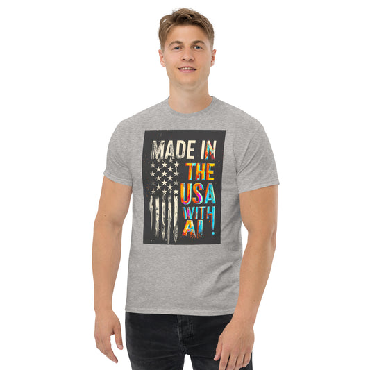 made in the usa with ai classic tee